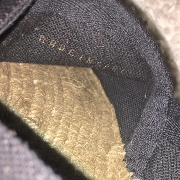 Saint Laurent Embroidered Espadrilles in Black Canvas - Picture 7 of 12